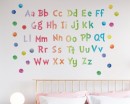 Alphabet Wall Decal Removable Design For Kids